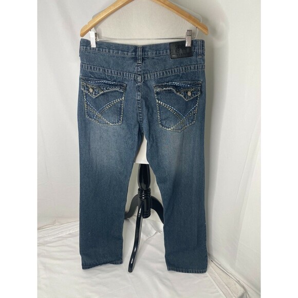Marx & Dutch Men’s Jean's Blue Denim 5-Pocket Straight Leg Size 34 X 32 - Picture 3 of 9